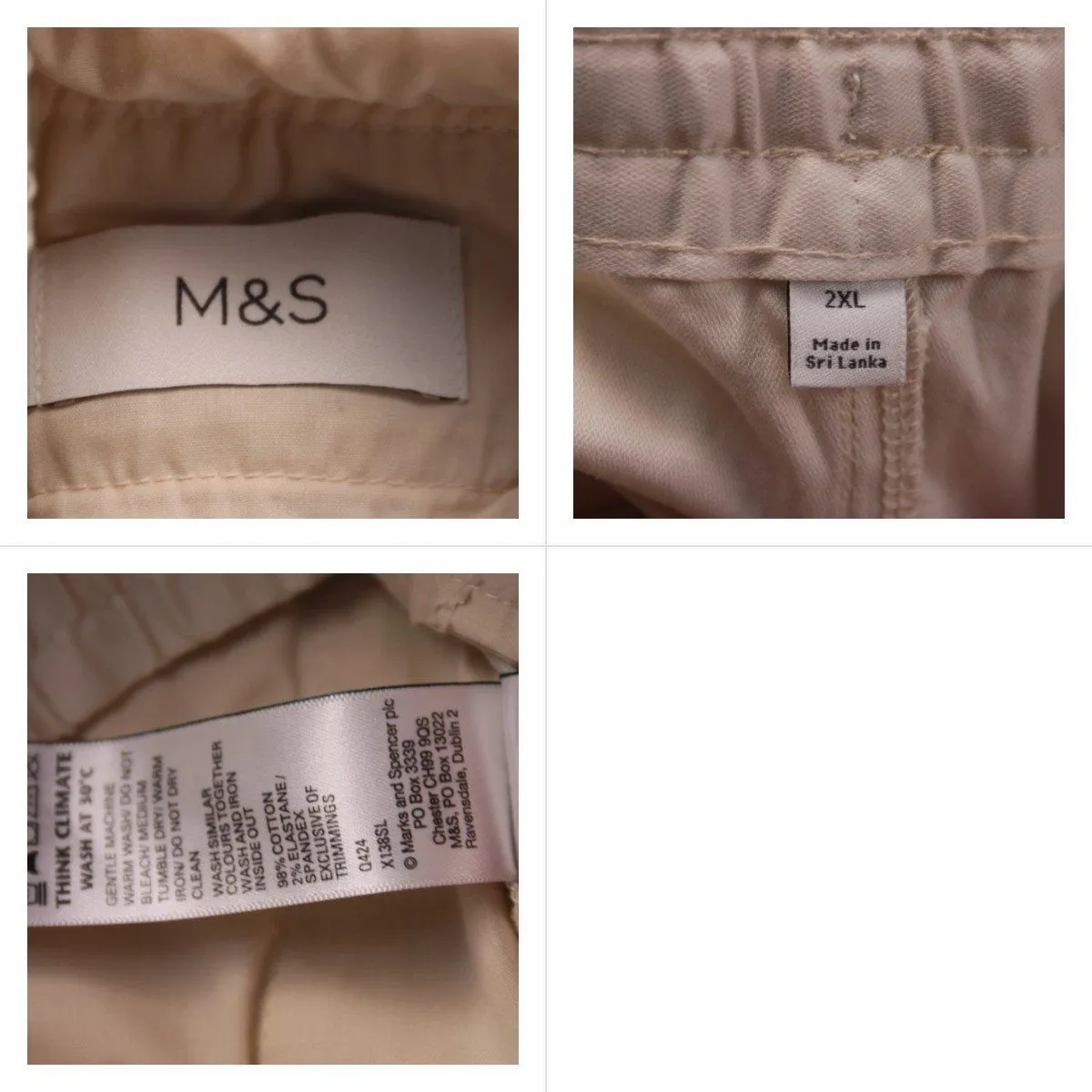брюки M&S
